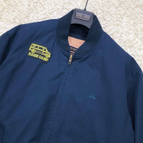 Brooks Brothers Vintage Wool Liner Jacket 80s 90s Navy Cotton Polyester M - Picture 3 of 14