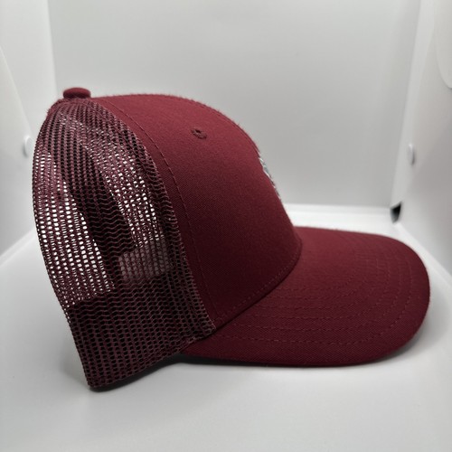 Link Soul Golf Hat Embroidered Pineapple Mesh Back Maroon - Picture 5 of 12