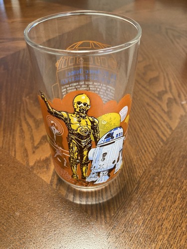 Burger King Star Wars Complete Set of 4 Glasses Coca Cola Vintage 1977 - Picture 4 of 6