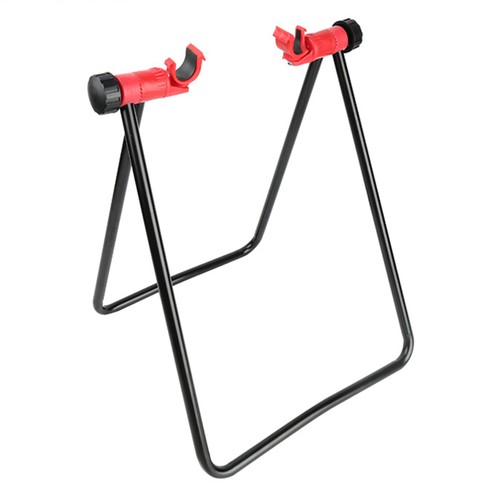 Cavalletto Bici Pieghevole Riparazione Bici Rack Ruota Mozzo Parcheggio Nero NUOVO & - Foto 13 di 13
