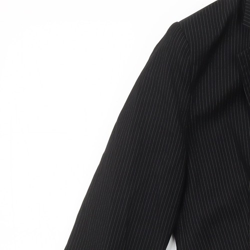 H&M Women's Black Pinstripe Blazer, Size 4 - Picture 5 of 12
