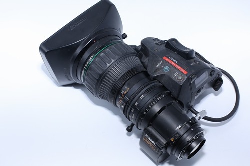 Canon J17eX7.7B4 IRSD SX12 BCTV Zoom Lens with 2x extender for Camcorder 2/3 - Picture 11 of 12