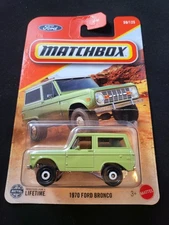 2025 MATCHBOX 59/125 1970 FORD BRONCO Green New NEAR MINT