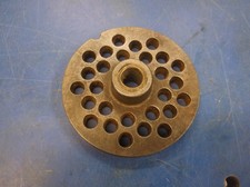 #22 HUB PLATE 1/4" HOLES MEAT GRINDER SAUSAGE CHOPPER #2