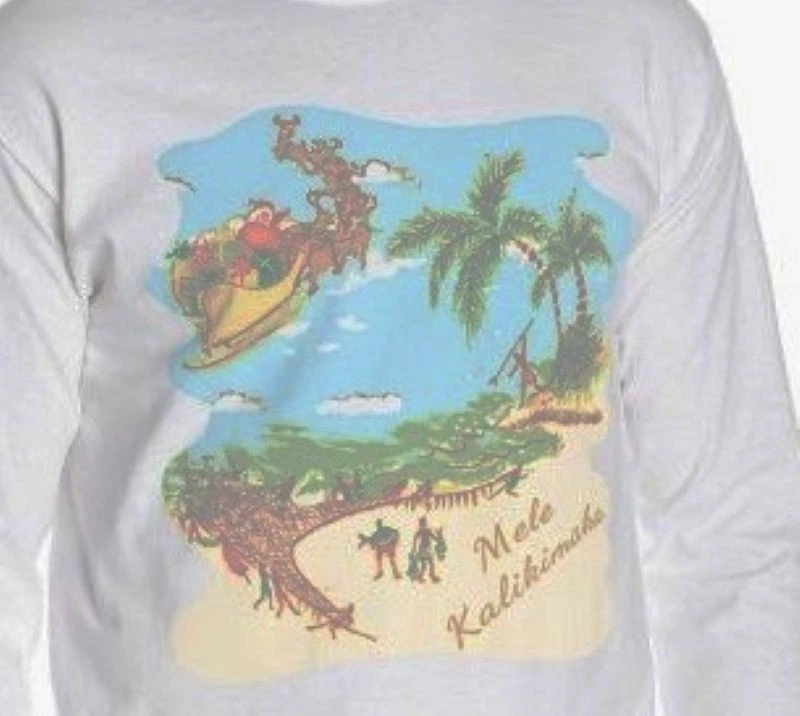 KAHALA 1936 Men's SZ S Short Sleeve Santa Relax Graphic T-Shirt  COTTON NEW NWT - Image 2 of 3