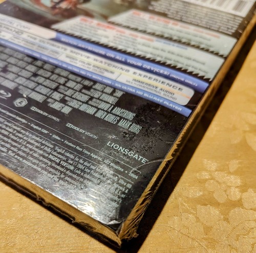 SAW 4K UHD/Blu-ray/Digital Best Buy Exclusive OOP Steelbook Horror Halloween NEW - Picture 6 of 10