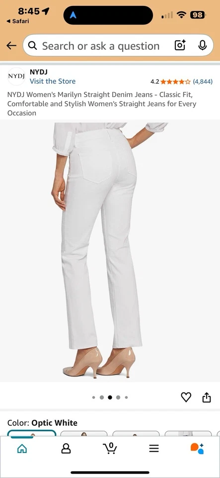 NYDJ Women’s Jeans Size 10 - Image 3 of 4