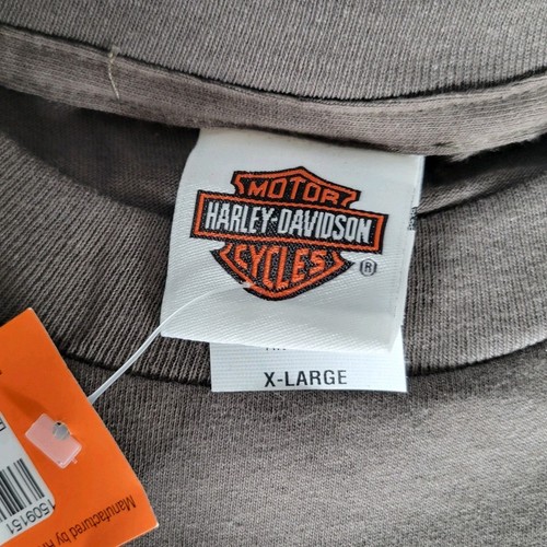 Harley Davidson 2009 Sturgis Motorcycle Rally 69th Men’s T Shirt Brown Sz XL USA - Picture 4 of 10