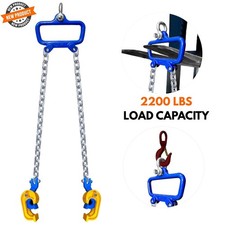 Chain Drum Lifter 2200lb Vertical Drum Clamp Barrel Lift for 30-55 Gallon Barrel