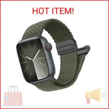 Magnetic Braided Loop for Apple Watch Band 44mm 45mm 42mm iWatch Bands Ultra 49m
