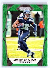 2017 Panini Prizm #19 Jimmy Graham Prizm Green Excellent