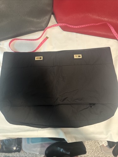 Set of 3 Lo & Sons Seville Laptop Bag Shells- Red Leather, Dark Gray Leat, Black - Picture 7 of 24