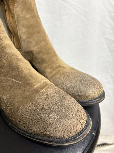 Prada Suede Knee Boots - Women's - Size 37 - Bild 7 von 7