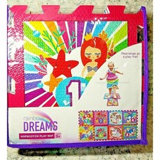 Rainbow Dreams Mermaids Unicorns Foam Hopscotch Play Mat NEW