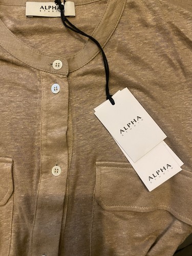 Camicia Guru ALPHA STUDIO Hombre’s Jersey & Tela Camisa Lino Talla M/L Beige Arena - Imagen 3 de 14