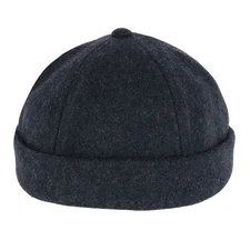 Epoch Hats Company Men's Rolled Cuff  Fisherman Wool Winter Cap