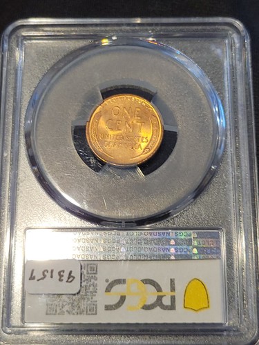 1958-D Lincoln Wheat Cent PCGS MS66RD Blazing Red Luster!!! - Picture 2 of 2