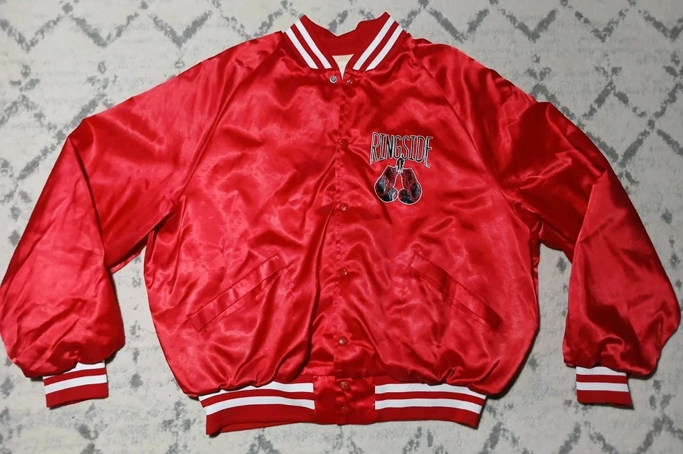 XL 1980s Vintage Ringside Boxing Jacket Professional Boxing Jacket Made in USA - Image 3 of 4