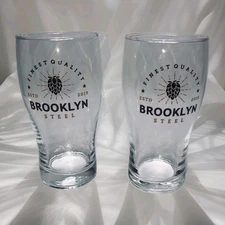 Beer Glasses Brooklyn Brewery Pint Glasses Set Of Two