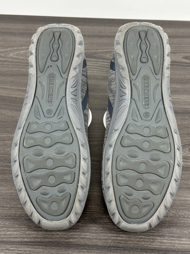 Zapatos sin cordones Sketchers de ajuste relajado refrigerados por aire, planos grises SN 49443 talla 9 - Imagen 12 de 15