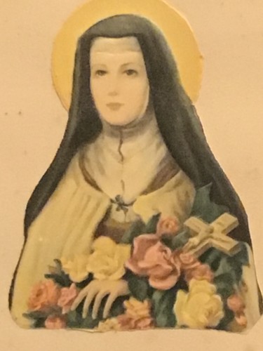 Vintage Miniature Framed Virgin Mary & Jesus Portrait Pair French. - Picture 3 of 6