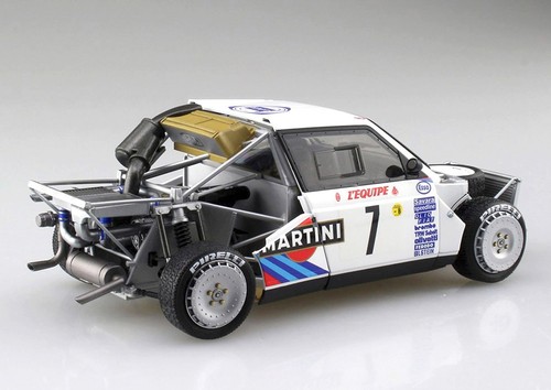 1:24 Martini Lancia Delta S4 1986 M/Carlo Rally scale model kit by BeeMax - Picture 12 of 14
