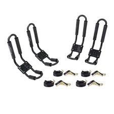 AA-Racks 2 Pair J-Bar Rack for Kayak Carrier Canoe Boat Paddle Board Surfboar...