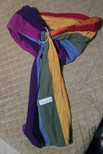 Maya Wrap Baby Carrier  Ring Sling Multicolor Striped Cotton