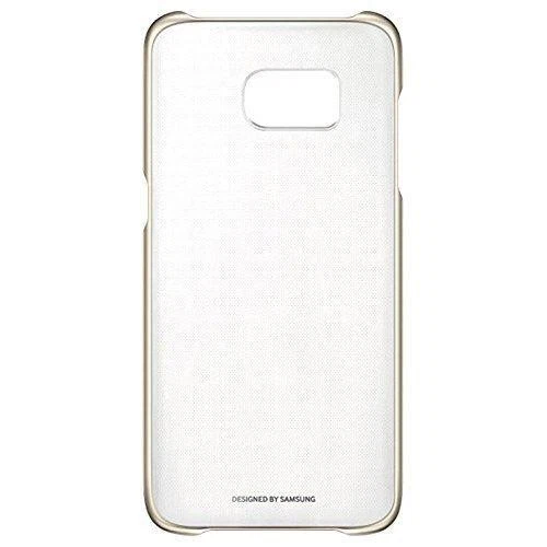 Funda Carcasa Dorada Transparente Samsung Galaxy S7 Edge EF-QG935CFEG Foto 2 de 3