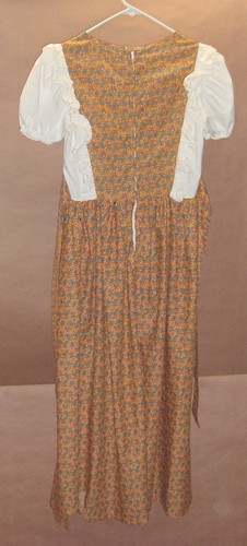 Vintage L Women Prairie Colonial Pioneer Dress Costume for 250th Reenactment - Picture 2 of 12