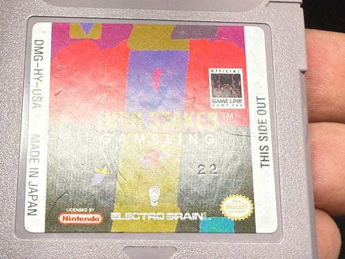 High Stakes Gambling (Nintendo Game Boy) *AUTHENTISCH - NUR SPIEL* - Bild 3 von 3