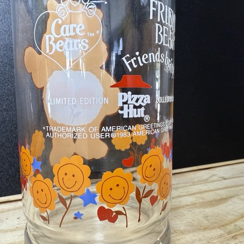 Care Bears Glass “Friend Bear” Pizza Hut 1983 vintage - Imagen 5 de 7