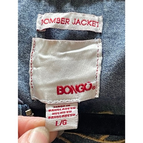 Bongo bestickte Jeansjacke Größe L  - Bild 6 von 8