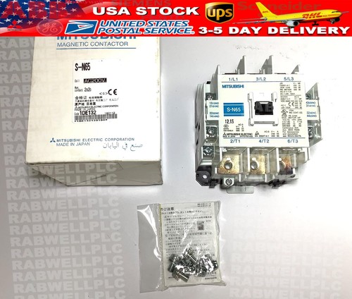 MAGNETIC CONTACT S-N65 AC200V MITSUBISHI FOR OTC WELDING M/C US Free TAX - Picture 1 of 15