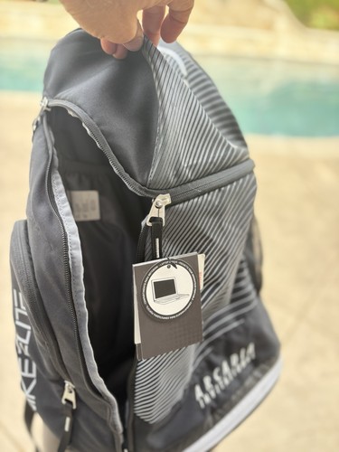 Nike UNISEX TRACK & FIELD Elite Rucksack, Schwarz Anthrazit und Metallic Silber - Bild 4 von 9