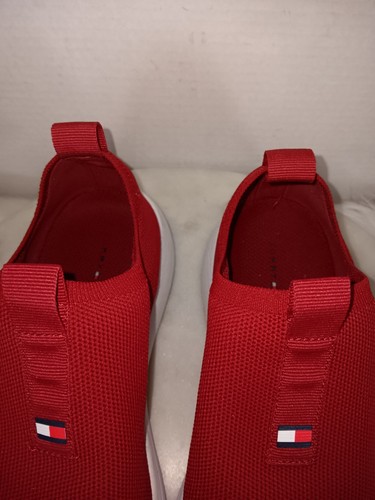 Scarpe sneakers Tommy Hilfiger Twaliah donna taglia 8 slip on rosso bianco blu - Foto 11 di 12