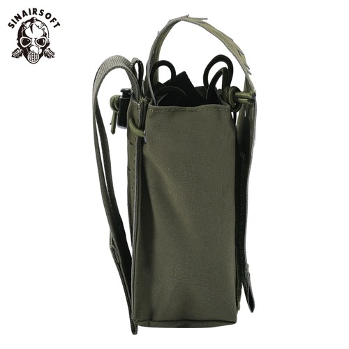 SPUD Táctica Doble 5.56 7.62 Mag Bolsa Molle Radio Bolsa Paquete de Almacenamiento Corte Láser - Imagen 3 de 23