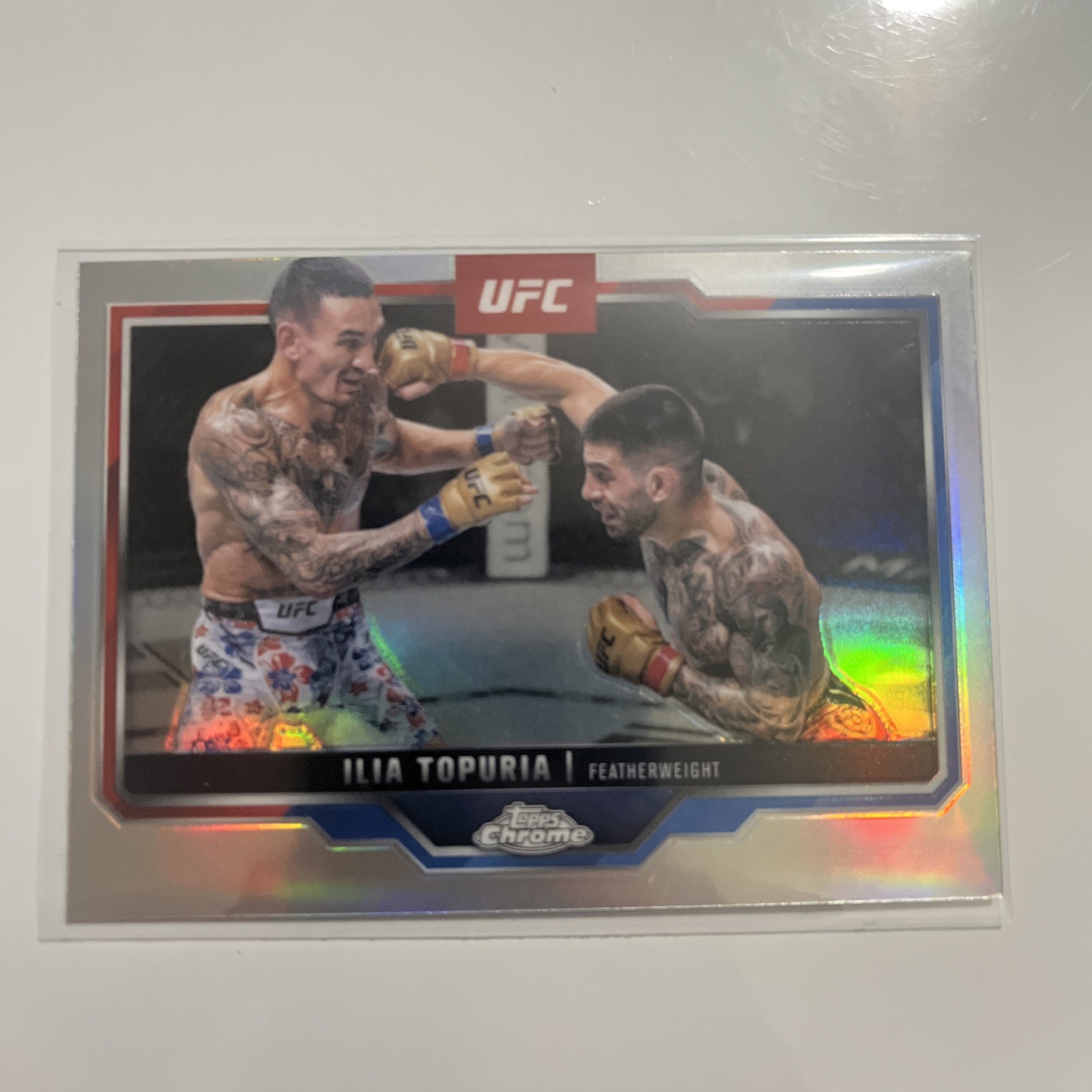 š„Champion Ilia Topuria 2025 UFC Topps Chrome Refractorš„