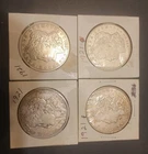 1921  Morgan Silver Dollars, LOT OF 4!! 90% Silver