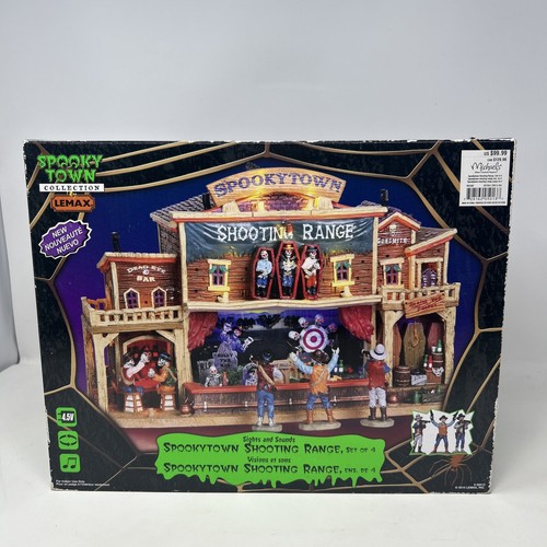 New Old Stock Retired 2011 Lemax Spooky Town Shooting Range - Bild 4 von 7