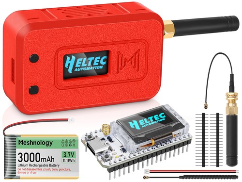 1 ensemble de module ESP32 LoRa V3 avec antenne 915 MHz + batterie 3000 mAh +...