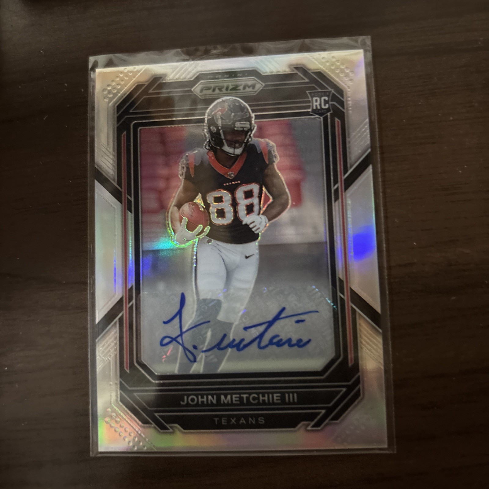 2022 Prizm JOHN METCHIE III Rookie Silver AUTO No. 316 Houston Texans
