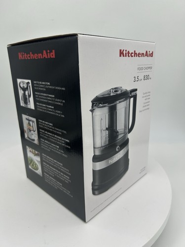KitchenAid 3.5 Cup Food Chopper Food Processors Matte Black KFC0516BM - Picture 5 of 10