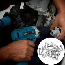 20pcs Stainless Steel Flat Head Pin Sturdy Clevis Fastener with Single Hole