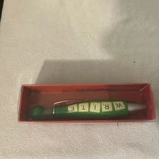 HTF Hasbro Scrabble JOT Balloon Ballpoint Pen 2014 Needs Ink