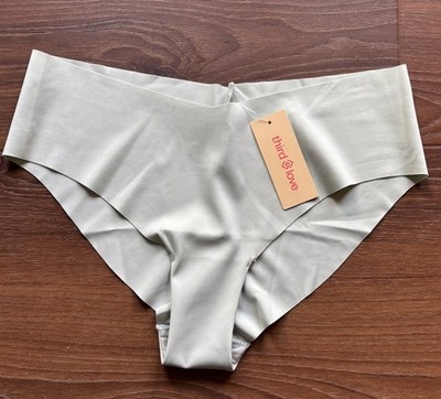 Third Love women's ''Mist'' green no show seamless hipster panties Size Medium-NWT