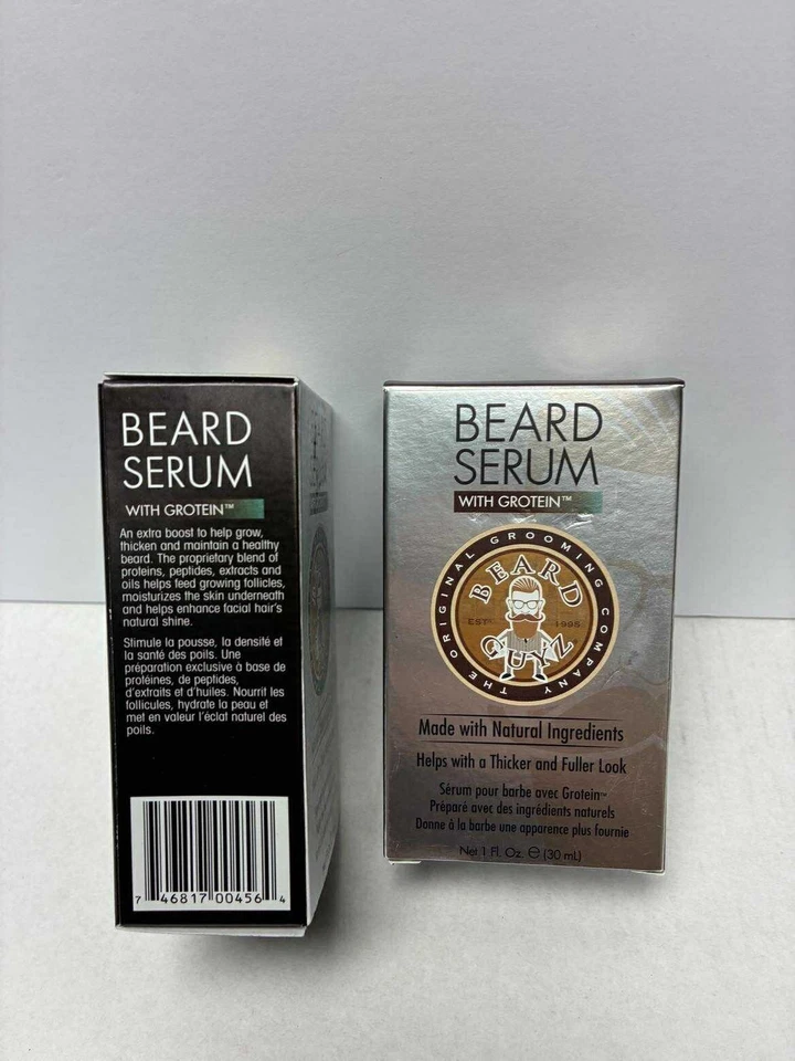 2X Beard Guyz Beard Serum w/ Grotein & Beard Oil With Grotein Men’s Facial Natrl - Image 4 of 4