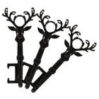  3Pcs Xmas Bottle Opener Novelty Deer Head Shaped Beer Opener Bar Bottle Opener