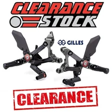 Ducati Streetfighter V4 V4S 2020 - 2024 Gilles Adjustable Rearset Kit MUE2-D02-B