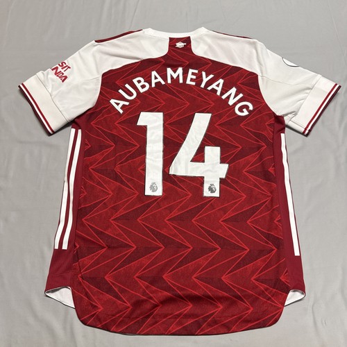 CAMISETA DE FUTBOL LOCAL ARSENAL ADIDAS 2020/2021 #14 AUBAMEYANG TALLA GRANDE - Imagen 9 de 17